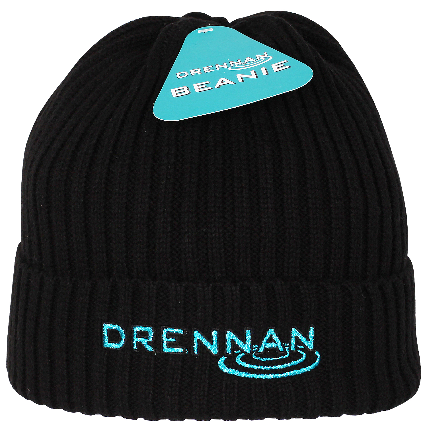 Drennan Knitted Beanie Hat Black