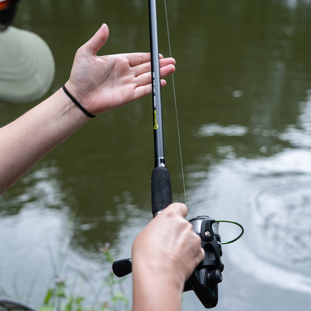 Discover Feeder Fishing Rod & Reel Combo In Use 2