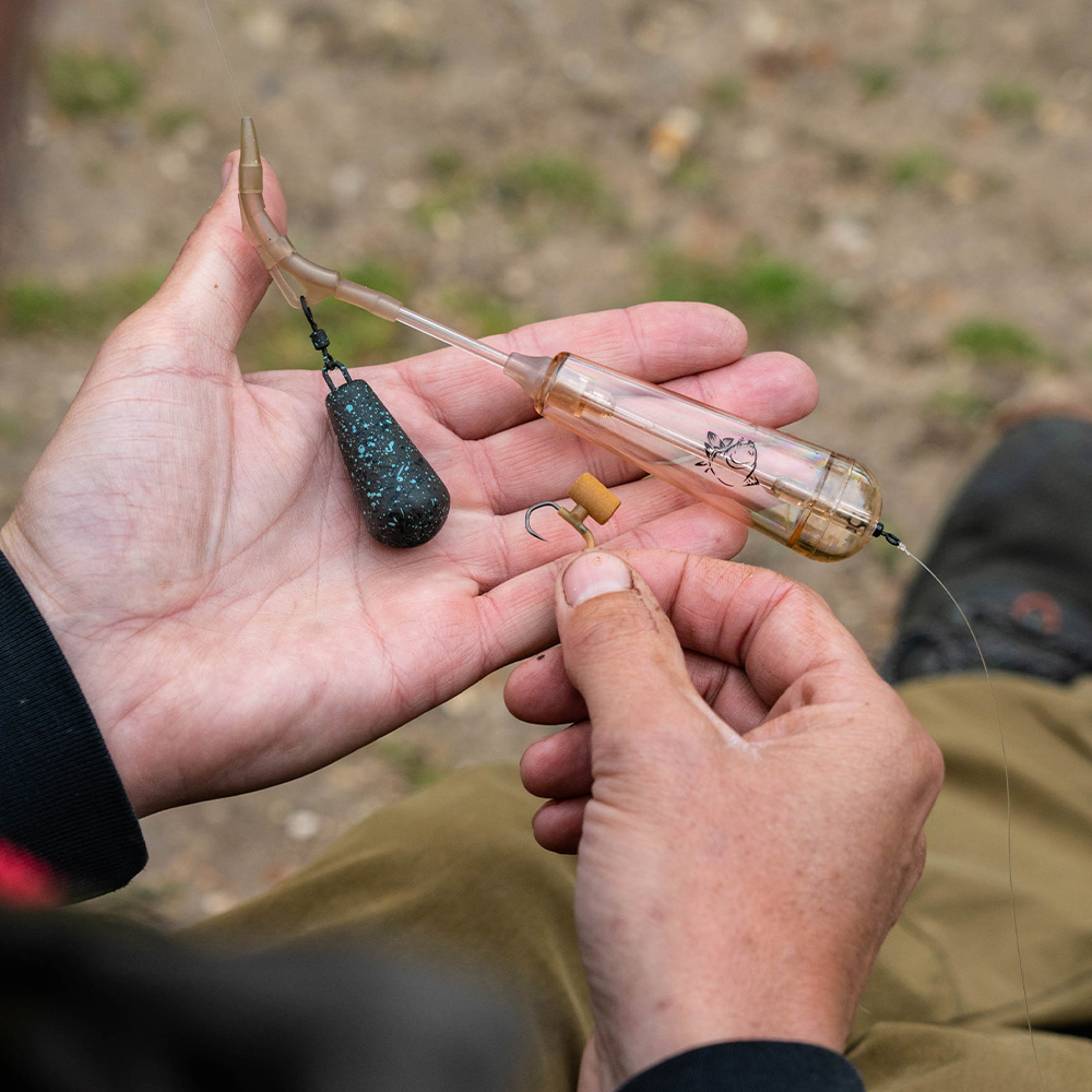 Nash Run Lead Clip Zig Fishing Float Kit In Use 7