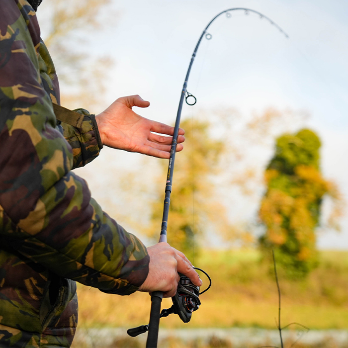 John Wilson Lure Pro Quad Fishing Rod In Use 8