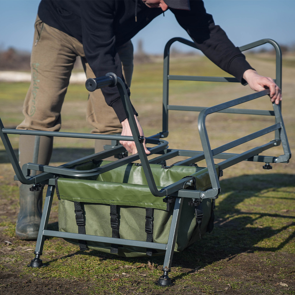 Advanta Session Plus Carp Fishing Barrow In Use 15