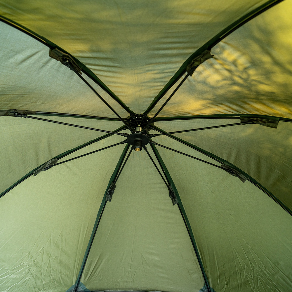 Solar Bankmaster Oval Brolly 60" In Use 3