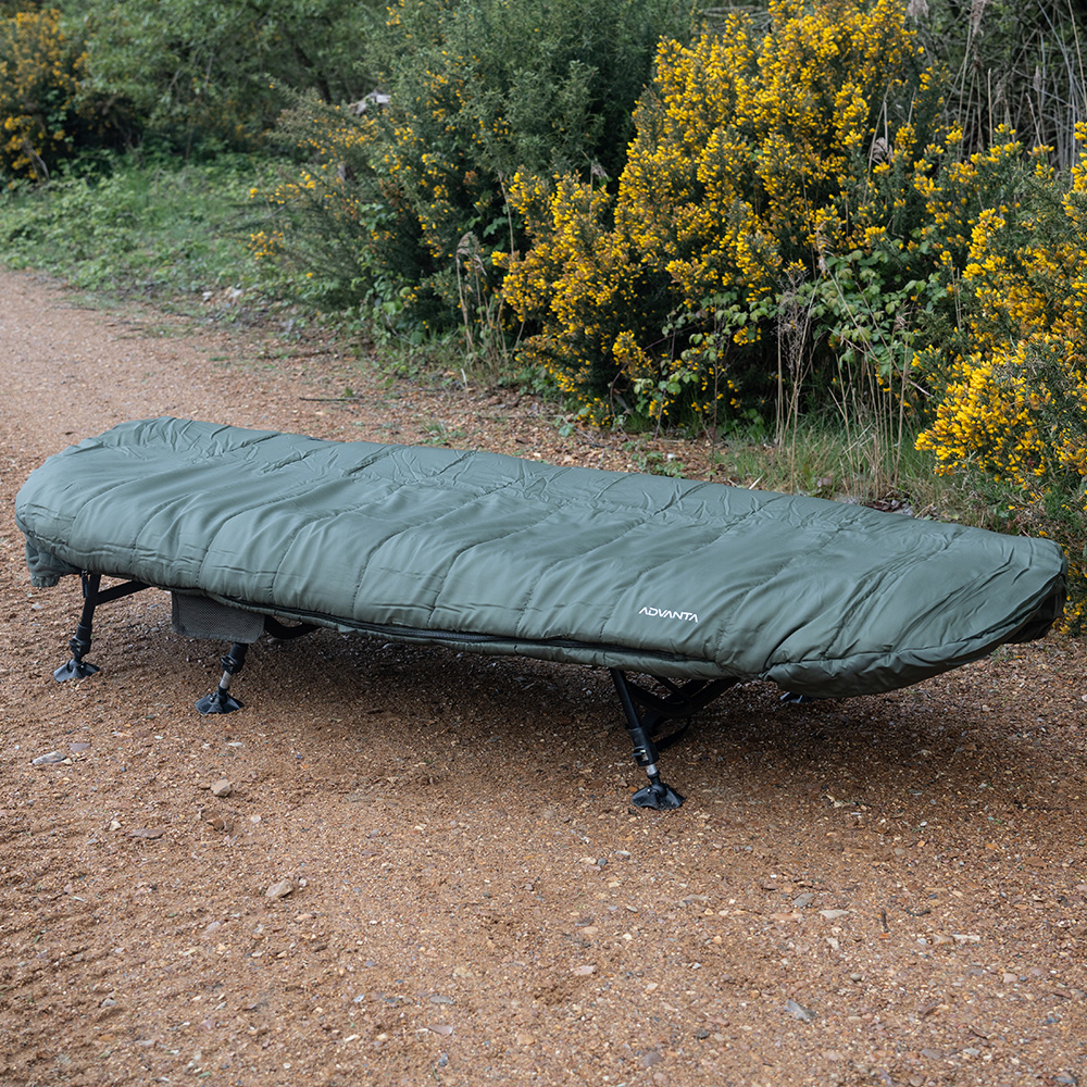 Advanta 3 Season Green Sleeping Bag In Use 1