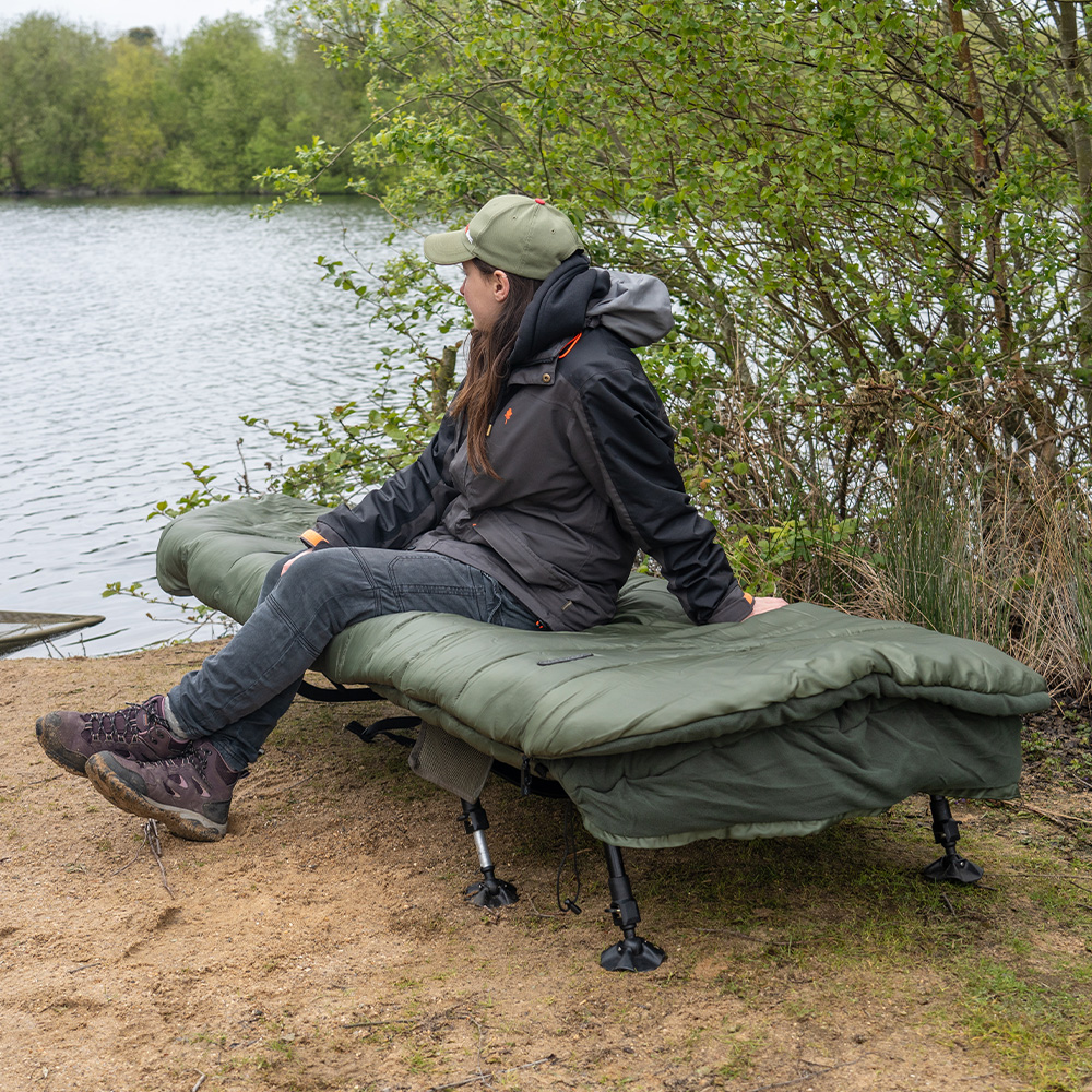 Advanta 4 Season Green Sleeping Bag In Use 1