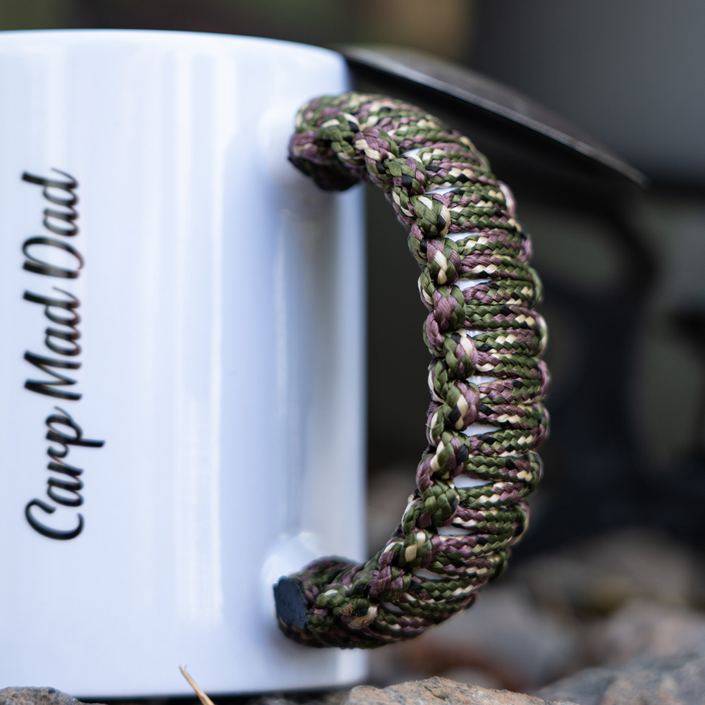 Paracord Camo Handle Mug Carp Mad Dad In Use 3