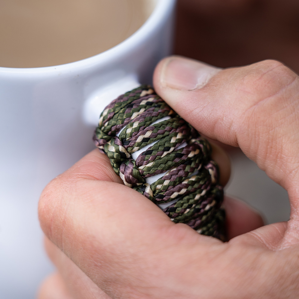 Paracord Camo Handle Mug Carp Mad Dad In Use 7