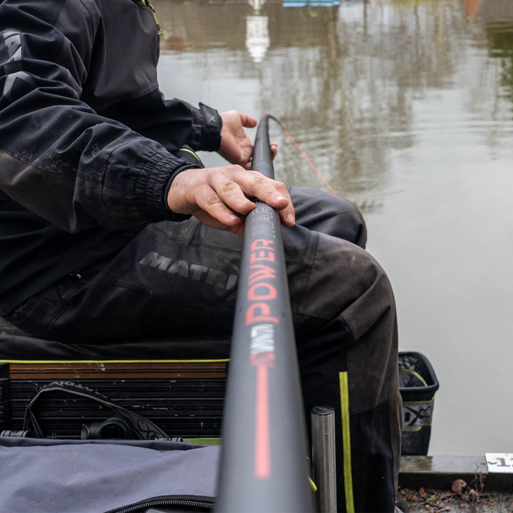 Advanta Power Margin 8.5m Fishing Pole Close Up In Use 3