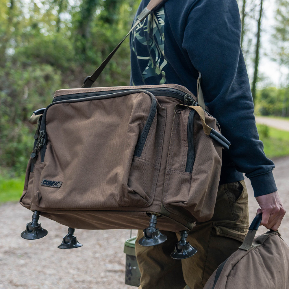 Korda Compac Small Framed Fishing Carryall In Use 2