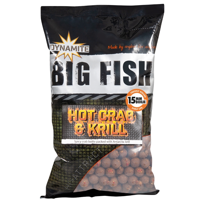 Dynamite Baits Hot Crab & Krill Boilies