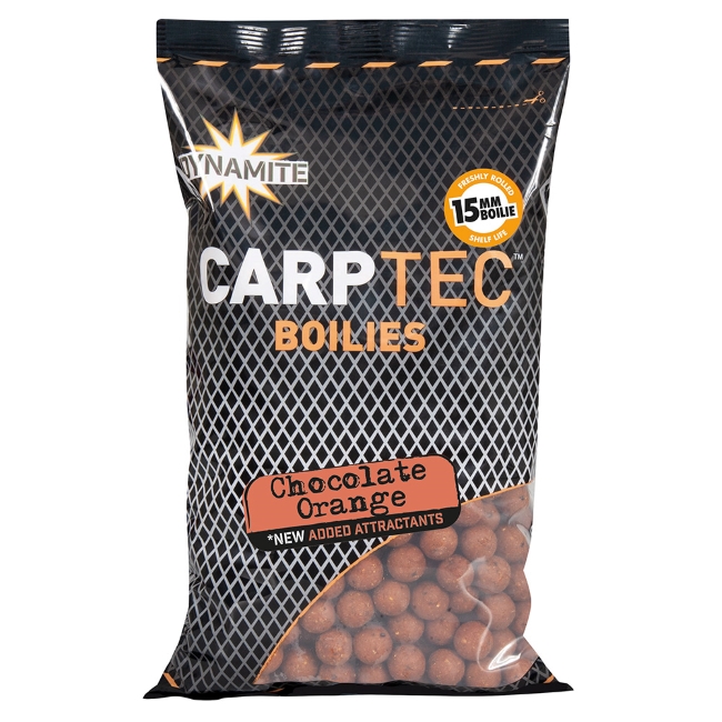 Dynamite Baits Carp-Tec Chocolate Orange Fishing Boilies