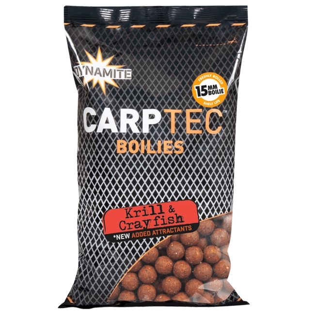 Dynamite Carp-Tec Krill & Crayfish Boilies