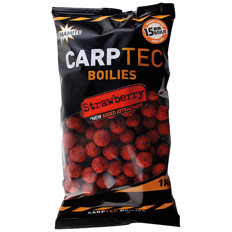 Dynamite Carp-Tec Strawberry Boilies