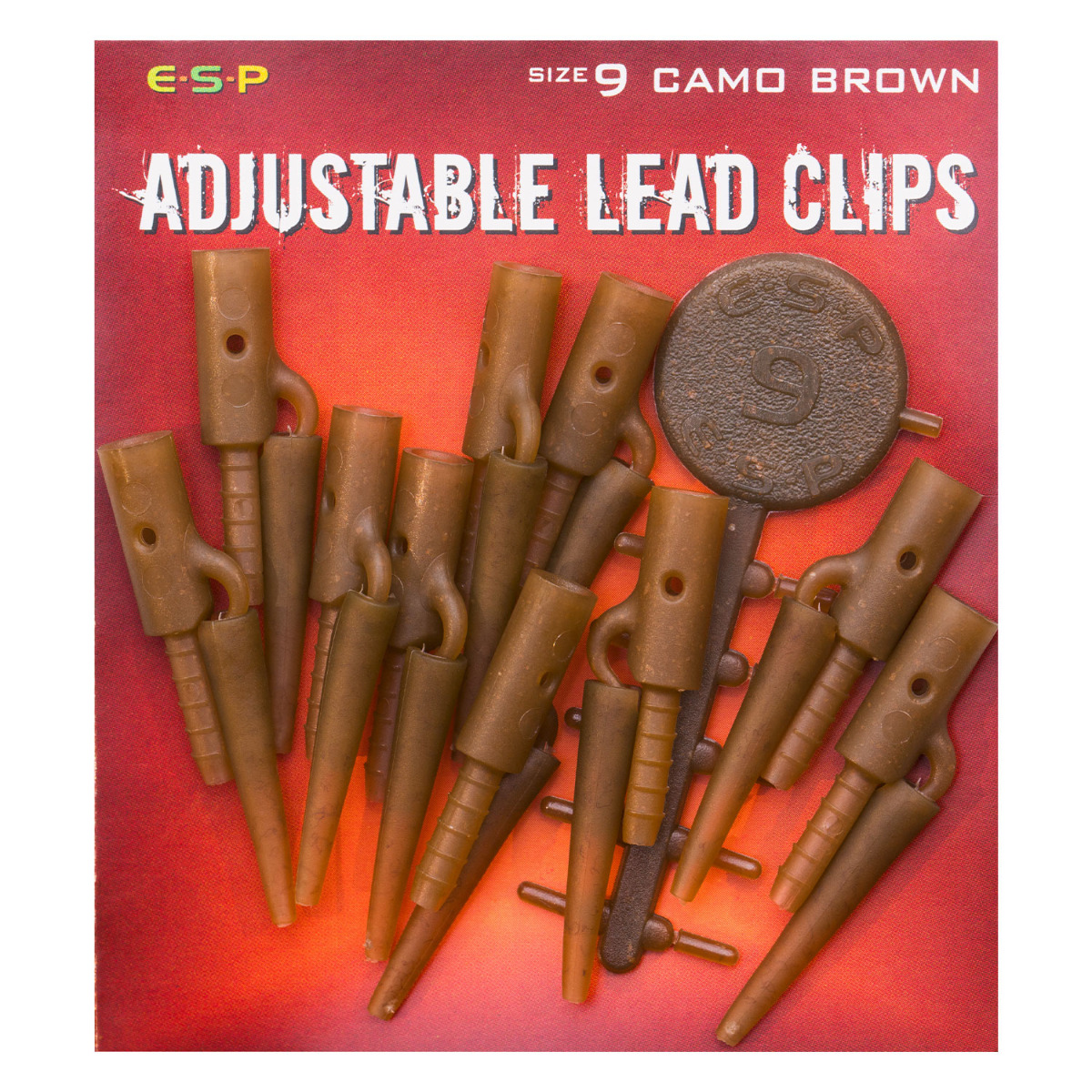 ESP Adjustable Fishing Lead Clip Brown