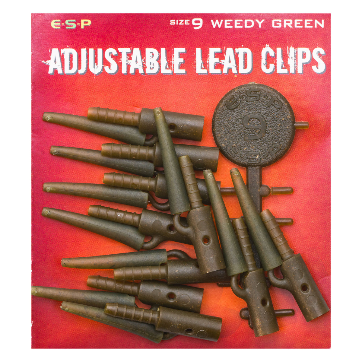 ESP Adjustable Fishing Lead Clip Green 1