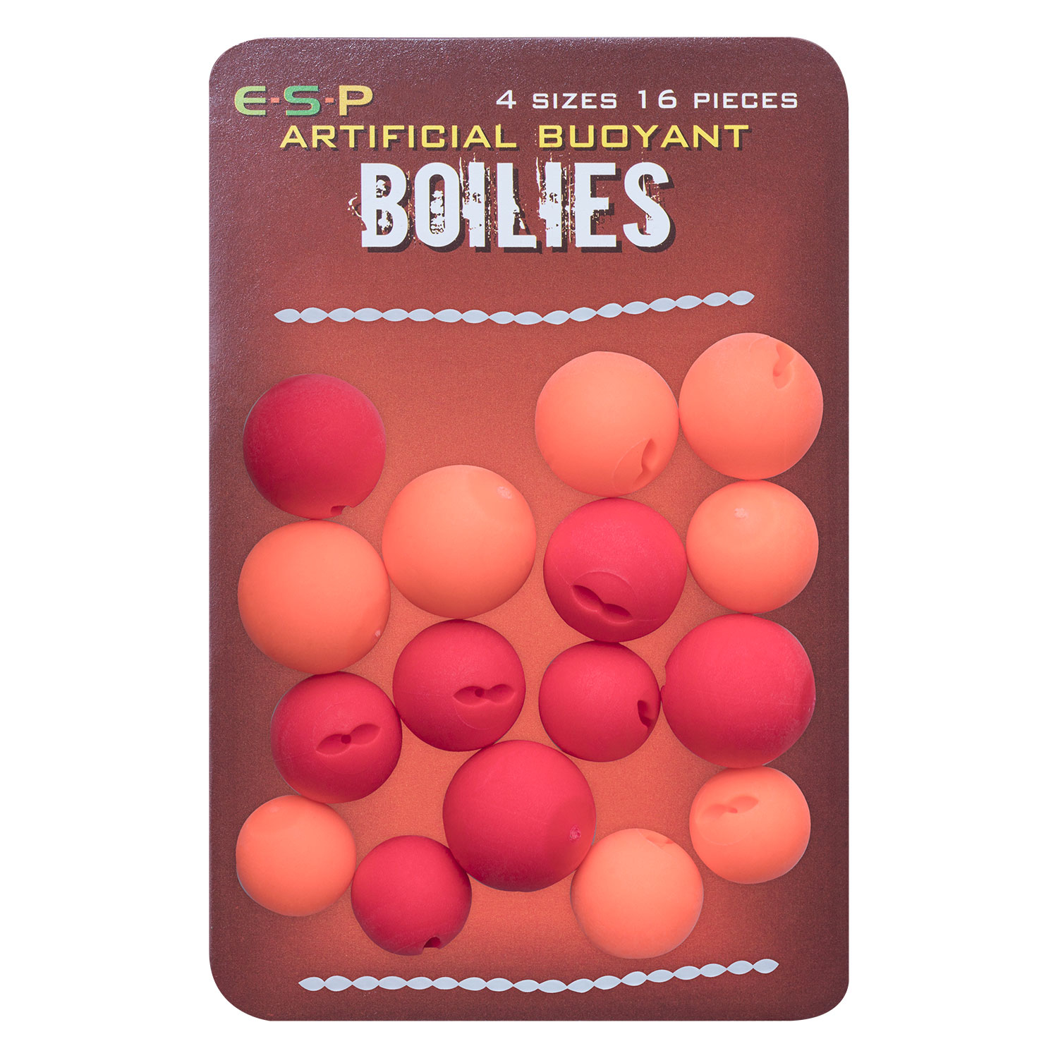 ESP Artificial Buoyant Boilies Red/Orange