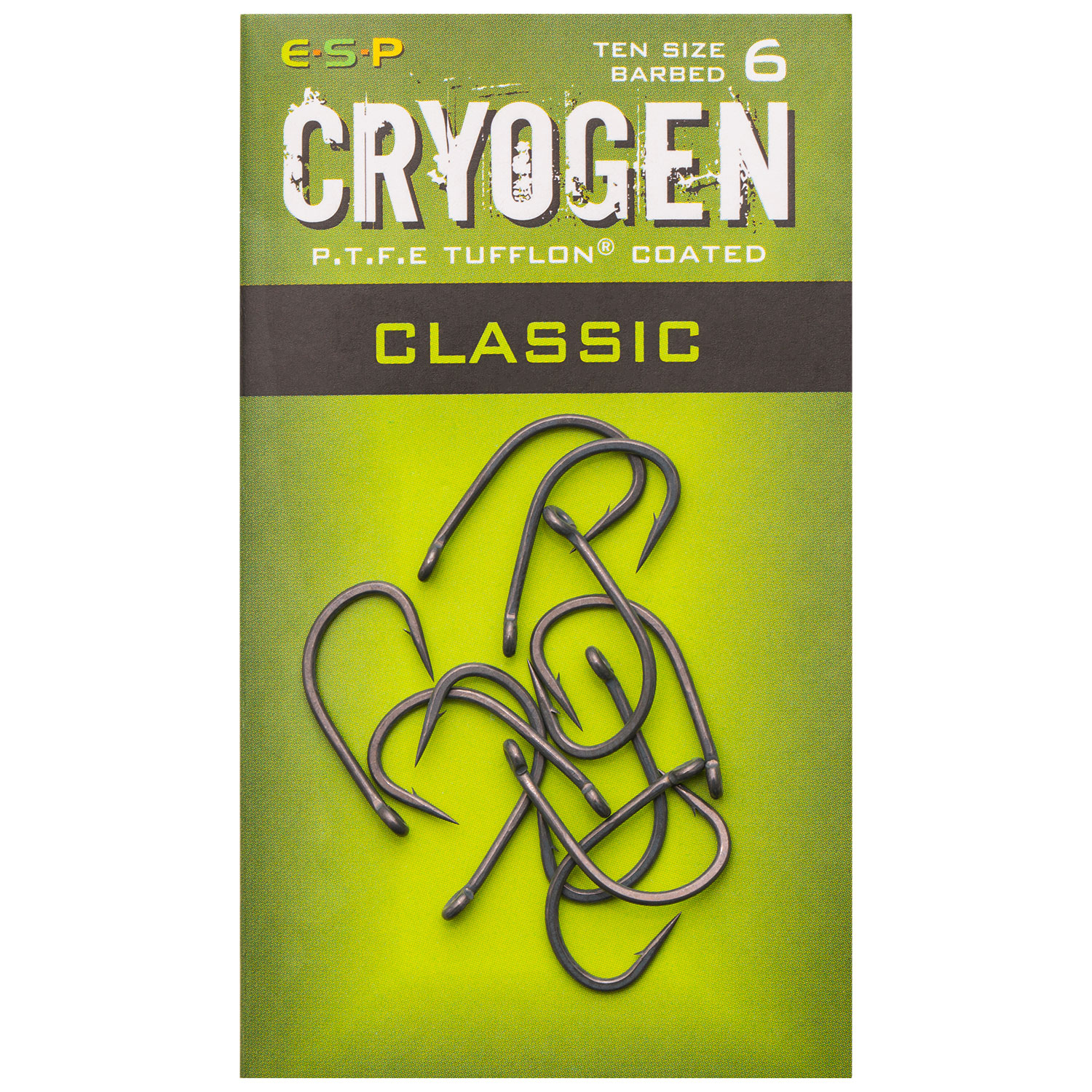 ESP Cryogen Classic Barbed Fishing Hooks Packaging