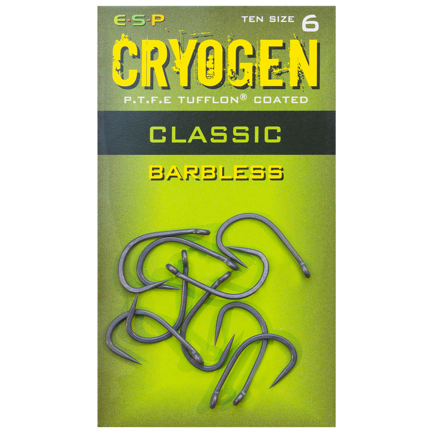 ESP Cryogen Classic Barbless Hooks size 6