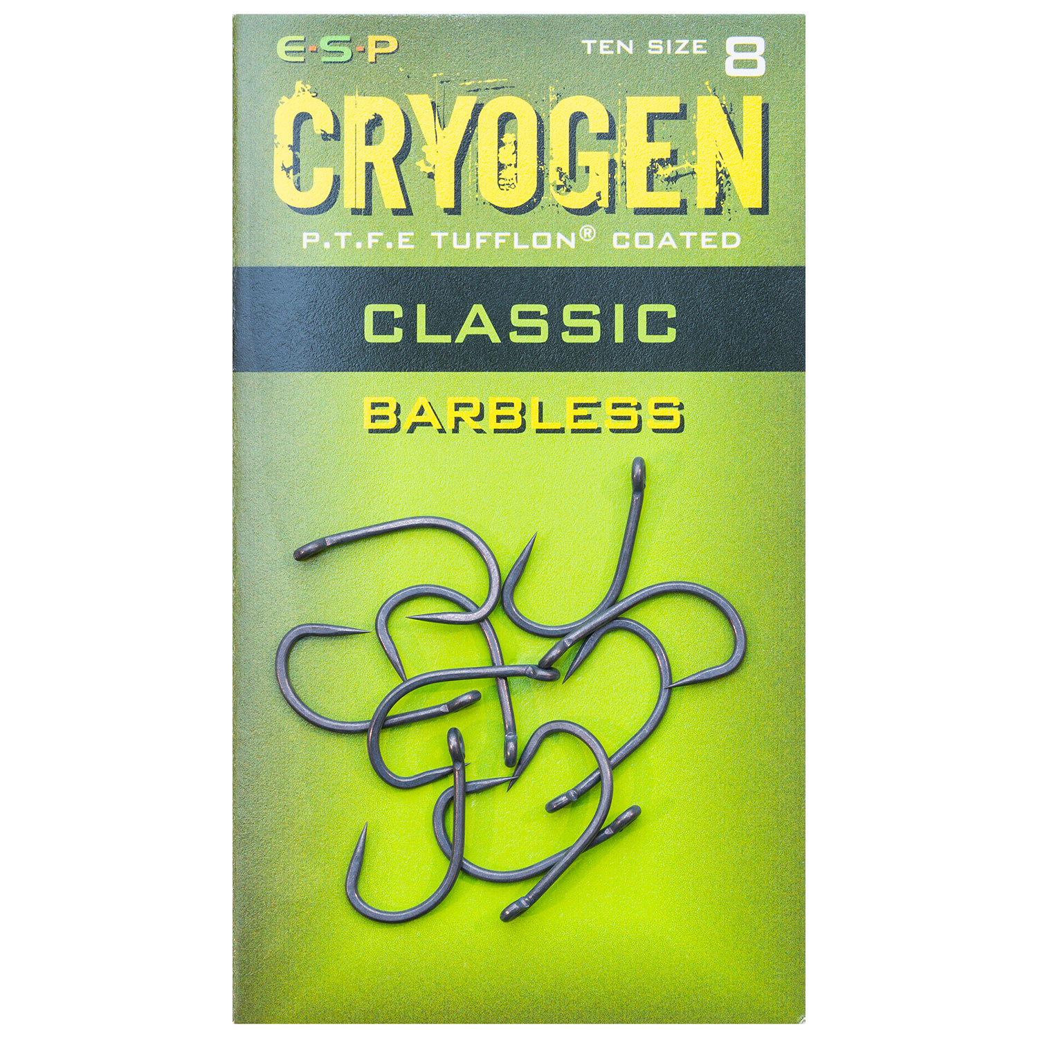 ESP Cryogen Classic Barbless Hooks size 8