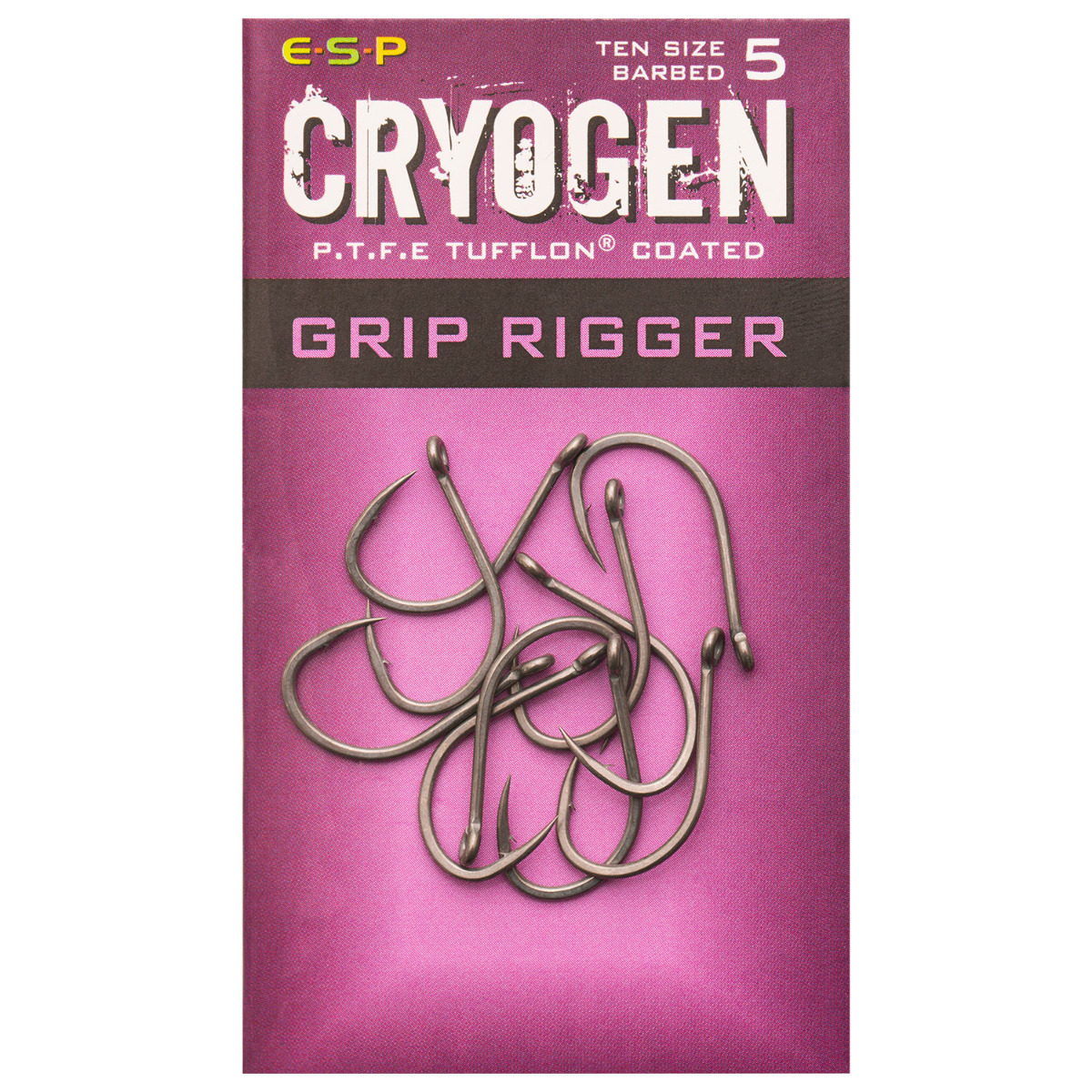 ESP Cryogen Grip Rigger Barbed Hooks Packaging