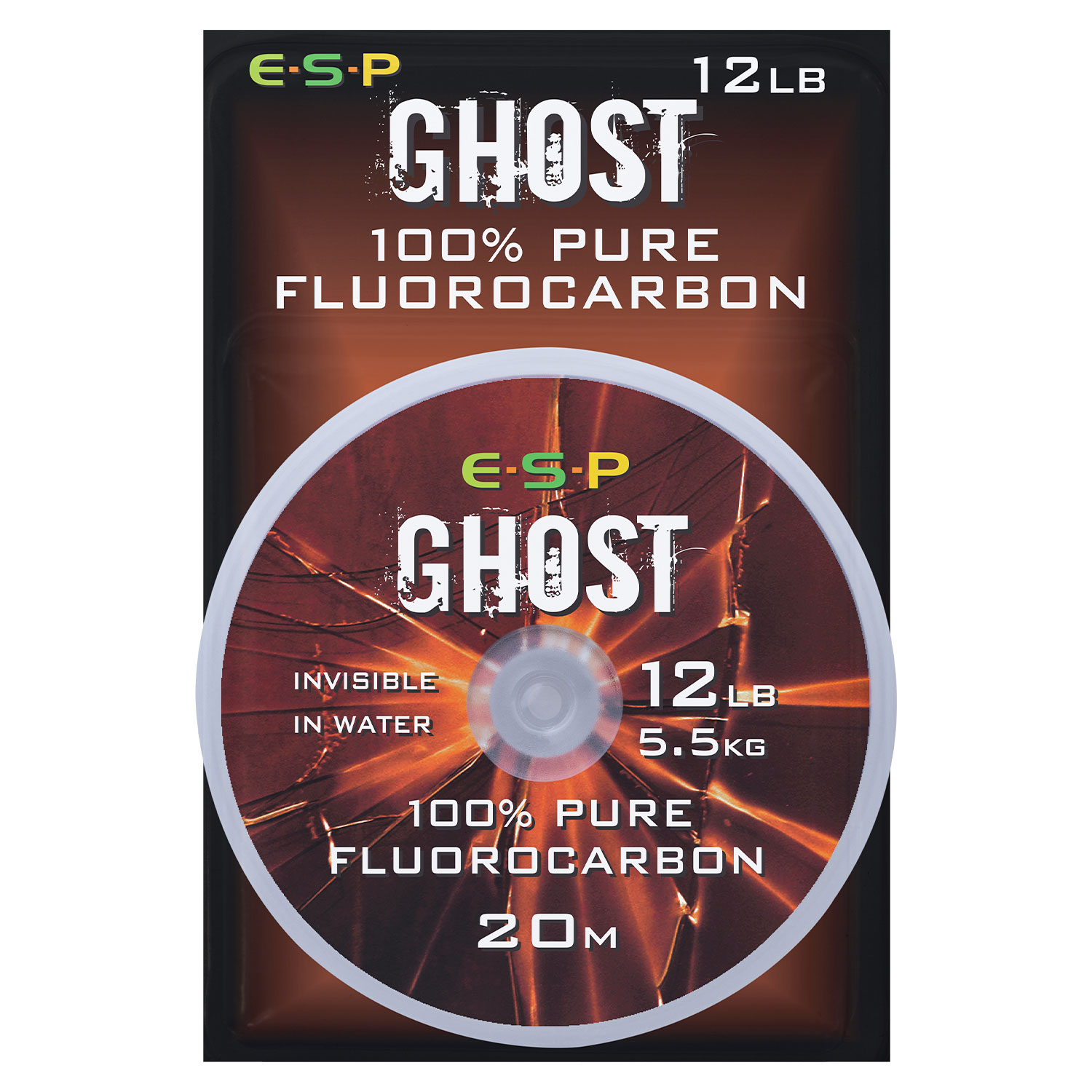 ESP Ghost Fluorocarbon 12lb package