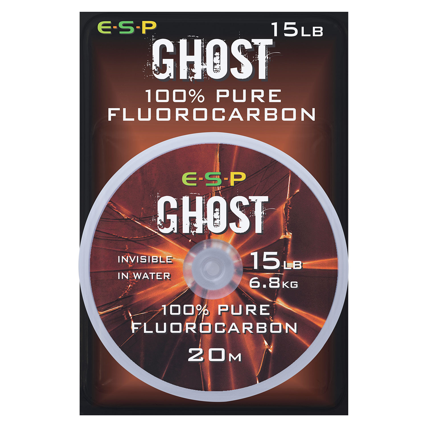 ESP Ghost Fluorocarbon 15lb package