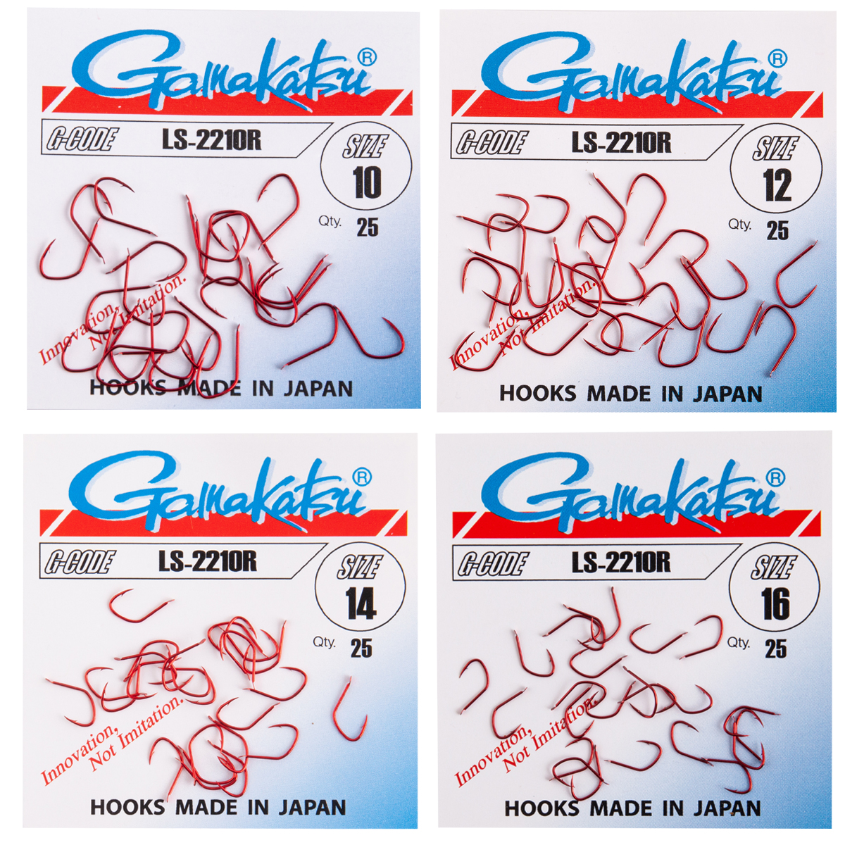 Gamakatsu LS-2210 Red Hooks