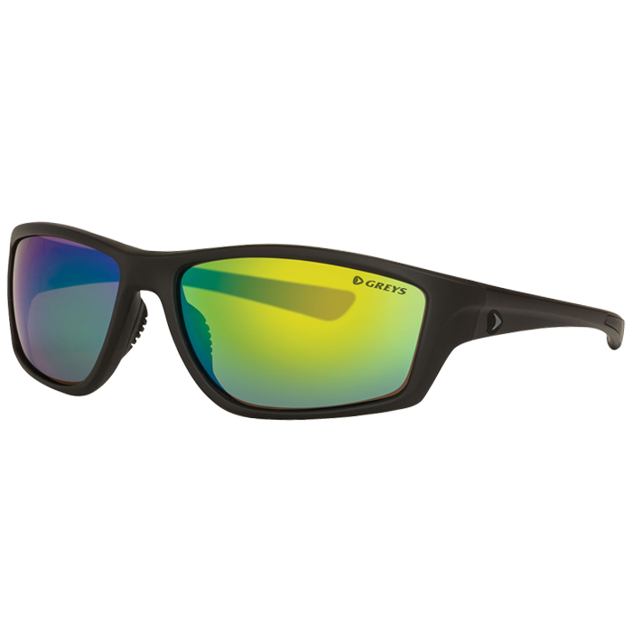 Greys G3 Fishing Sunglasses Matt Carbon / Green Mirror