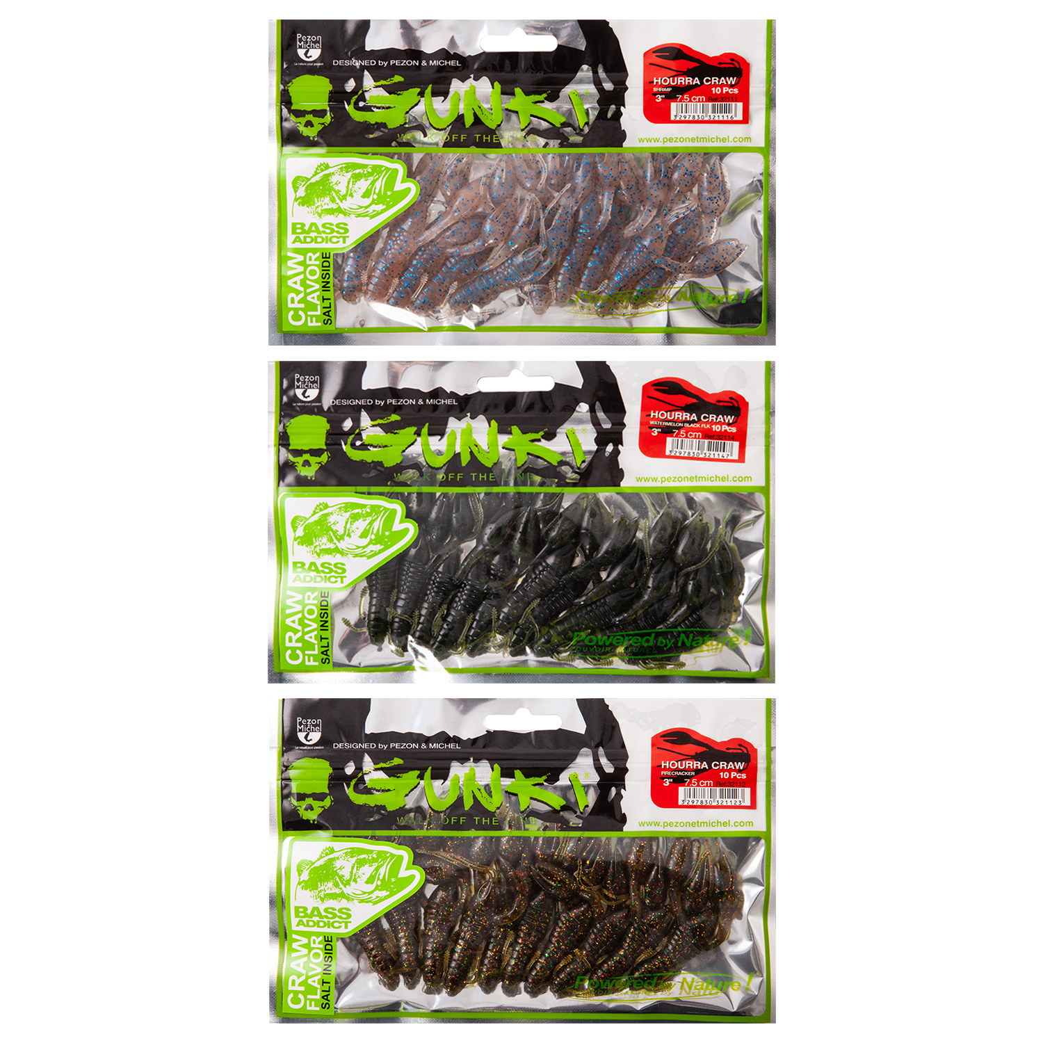 Gunki Hourra Craw 75 Packaging