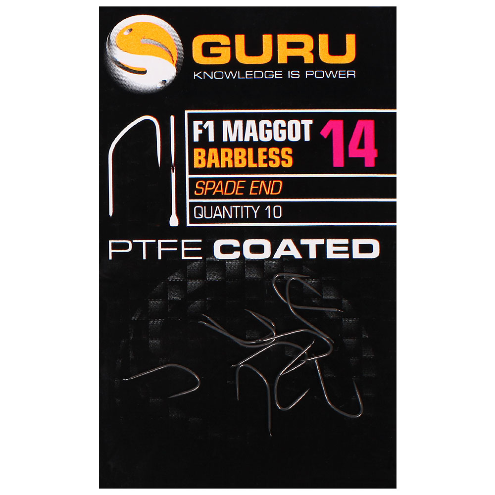 Guru F1 Maggot Fishing Hook Size 14