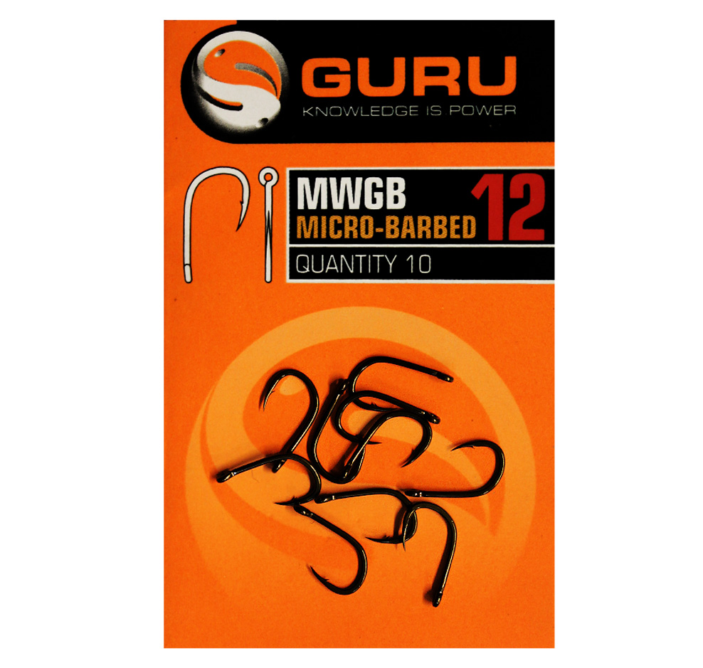 Guru Match Wide Gape Fishing Hooks Micro Barbed 1