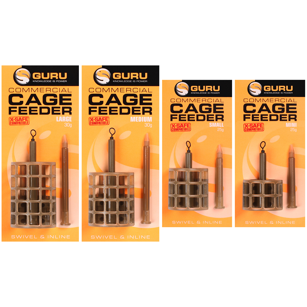 Guru Commercial Cage Fishing Feeder Sizes