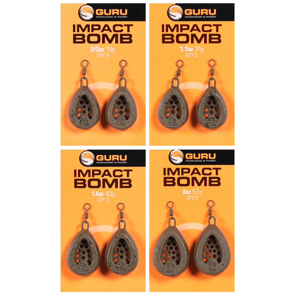 Guru Impact Fishing Bomb Sizes