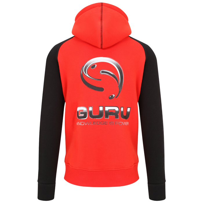 Guru Red / Black Hoodie Back