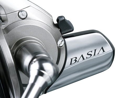 Daiwa Tournament Basia QD Reel Close Up Logo