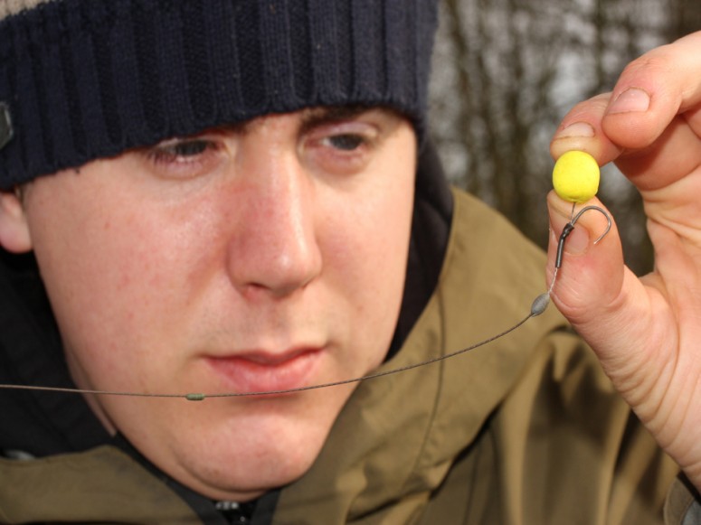 Korda Mixa Barbless Fishing Hook In Use 1