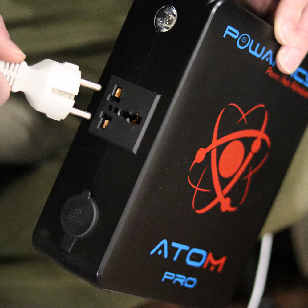 Powapacs Atom Pro In Use 3