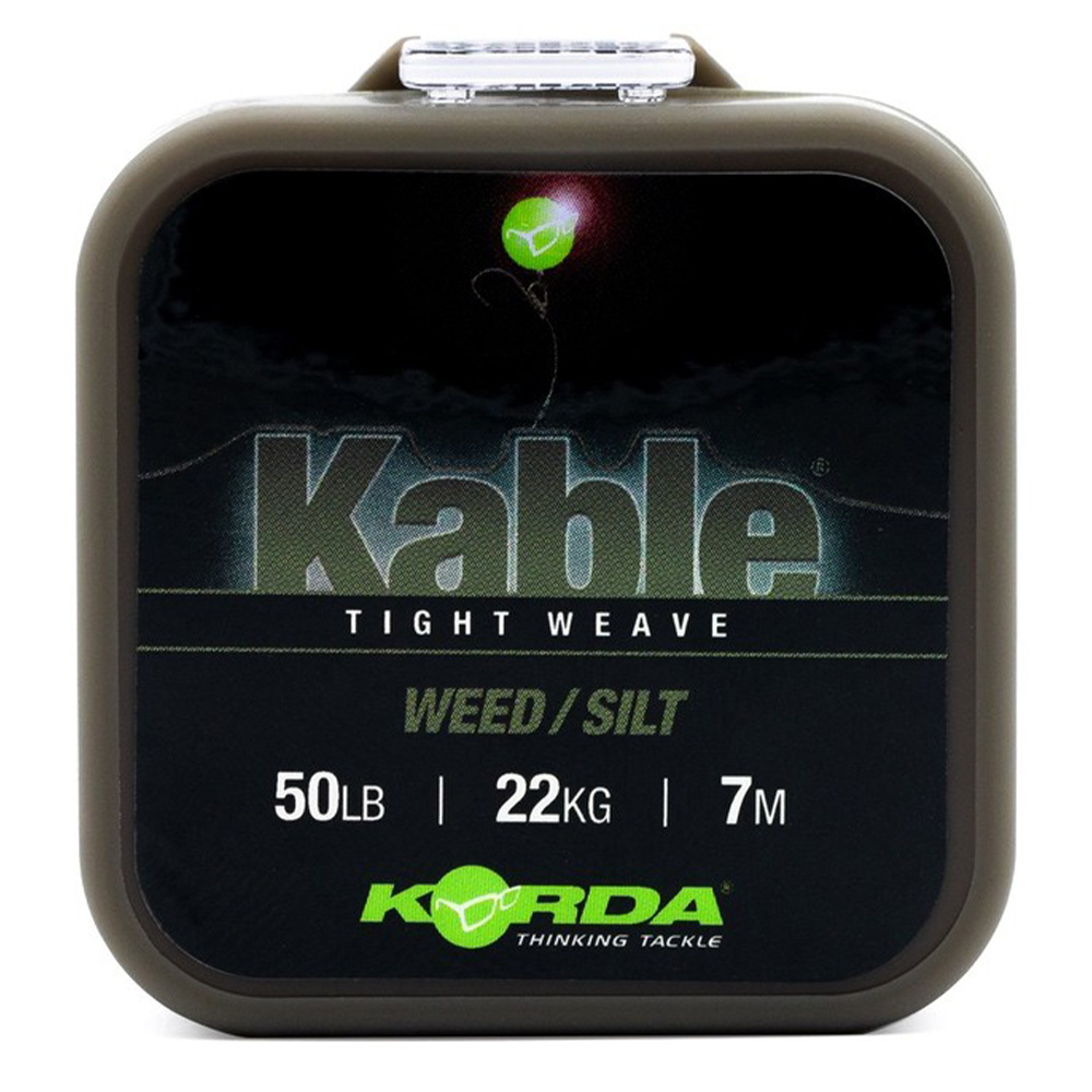 Korda Kable Tight Weave Leadcore Weed/Silt