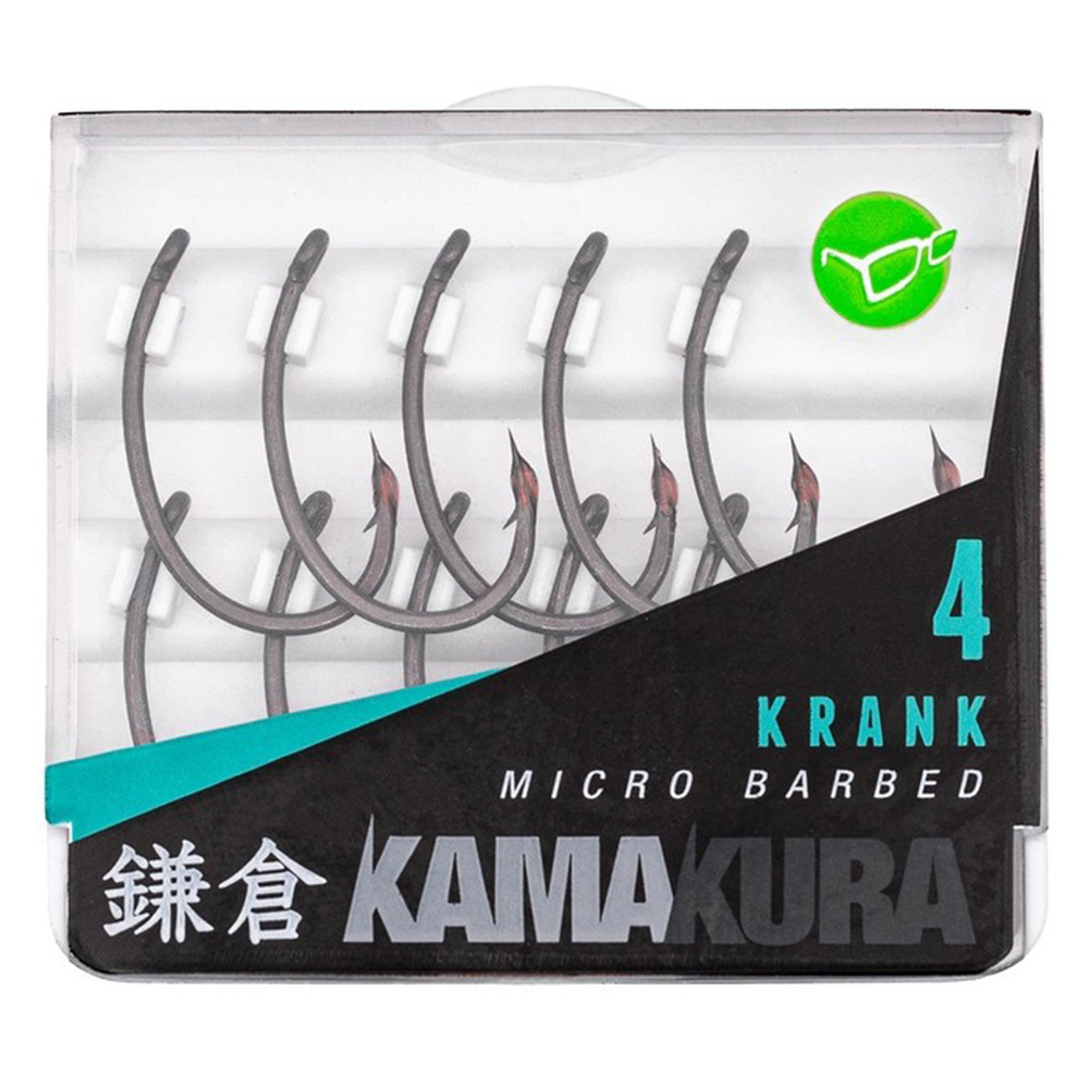 Korda Kamakura Sharpened Krank Hook Barbed Size 4