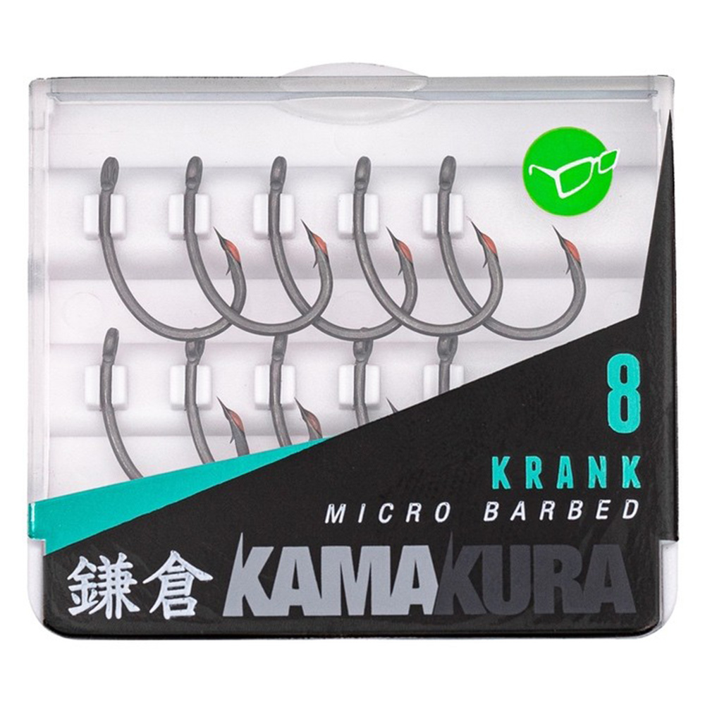 Korda Kamakura Sharpened Krank Hook Barbed Size 8