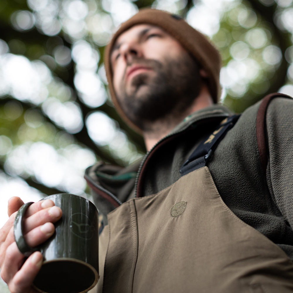 Korda Olive Polar Salopettes In Use 1