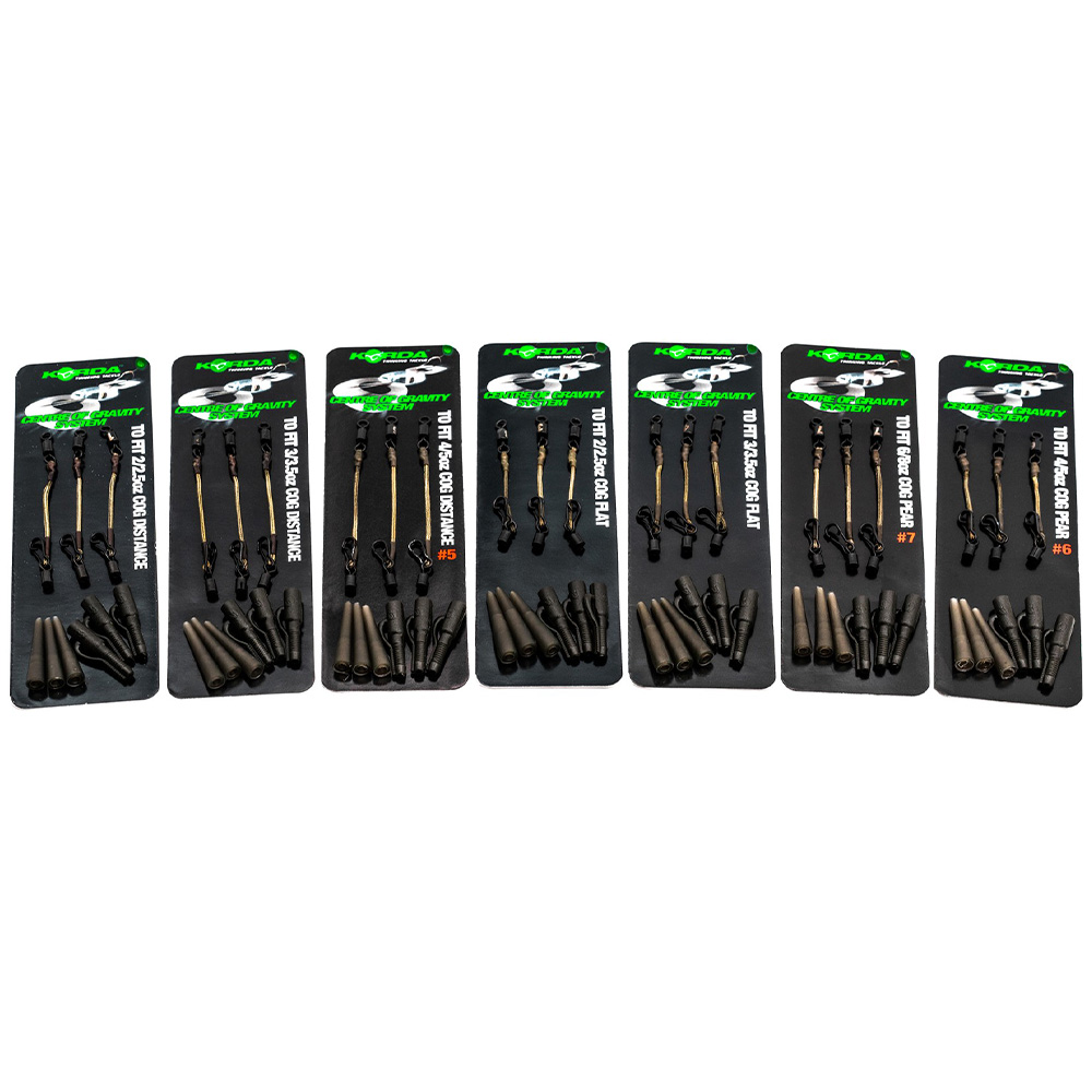 Korda Fishing COG Kit Sizes