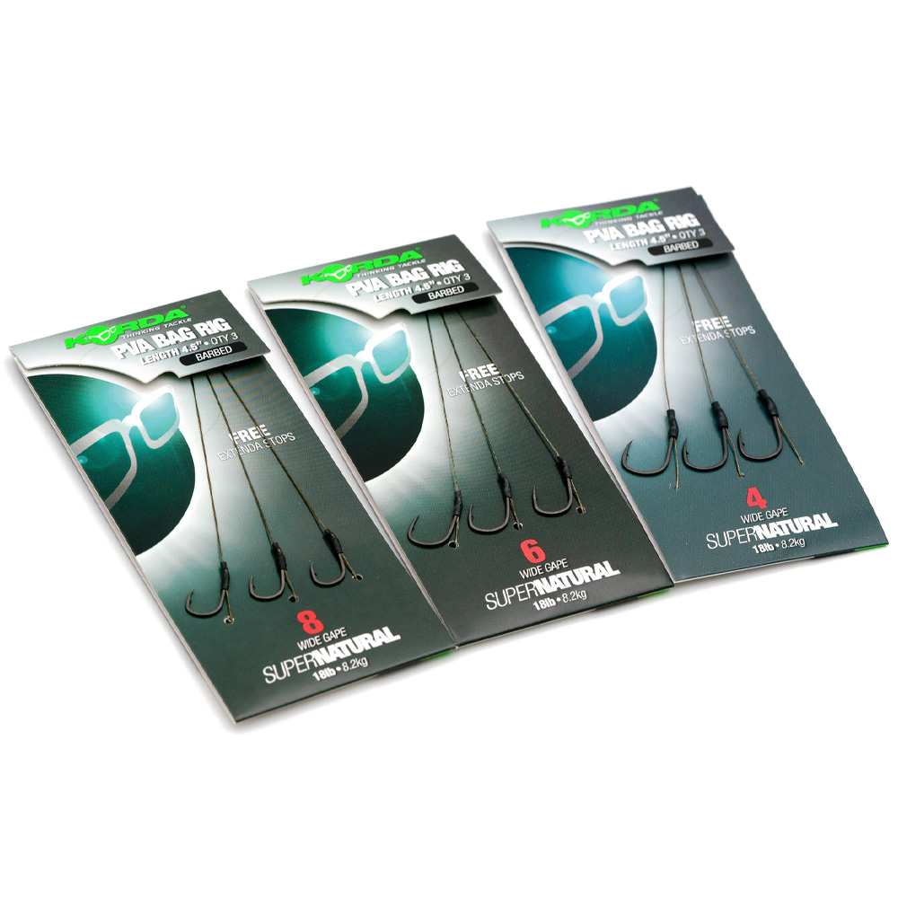 Korda Solidz PVA Rig Sizes