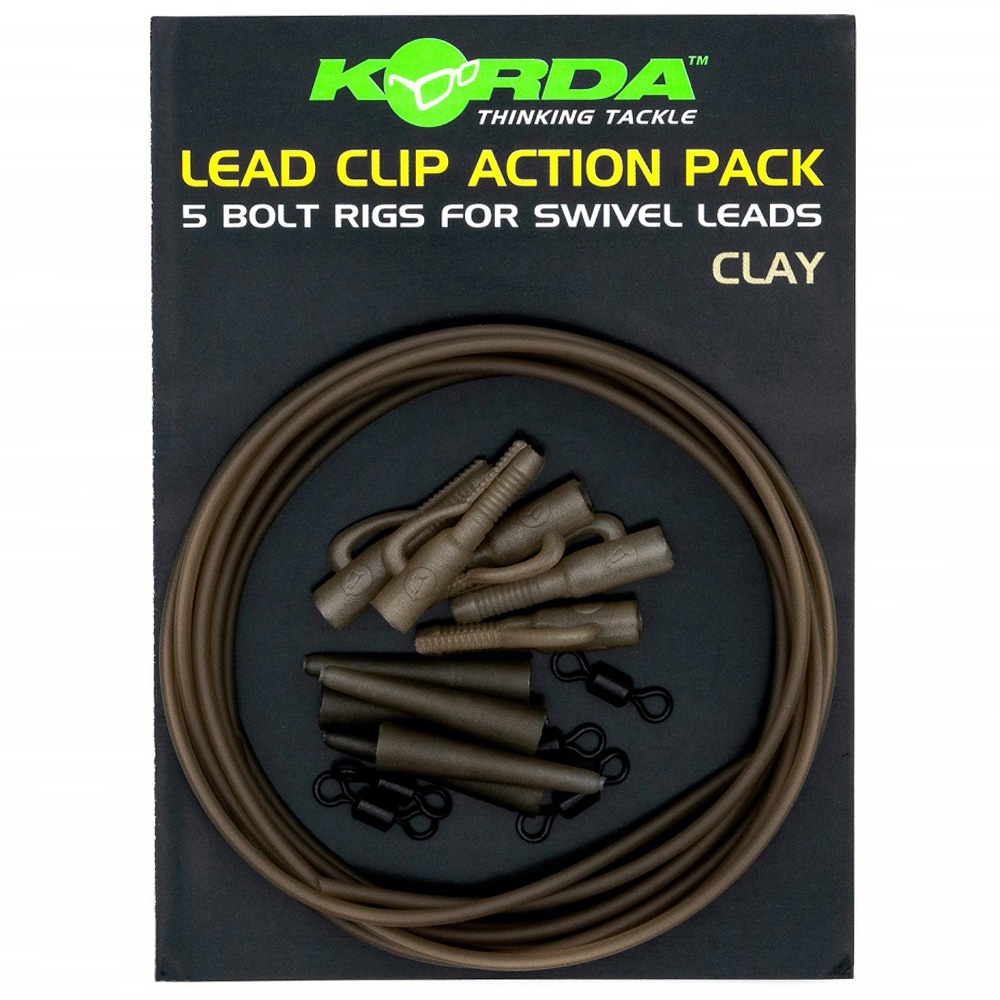 Korda Lead Clip Action Pack Clay