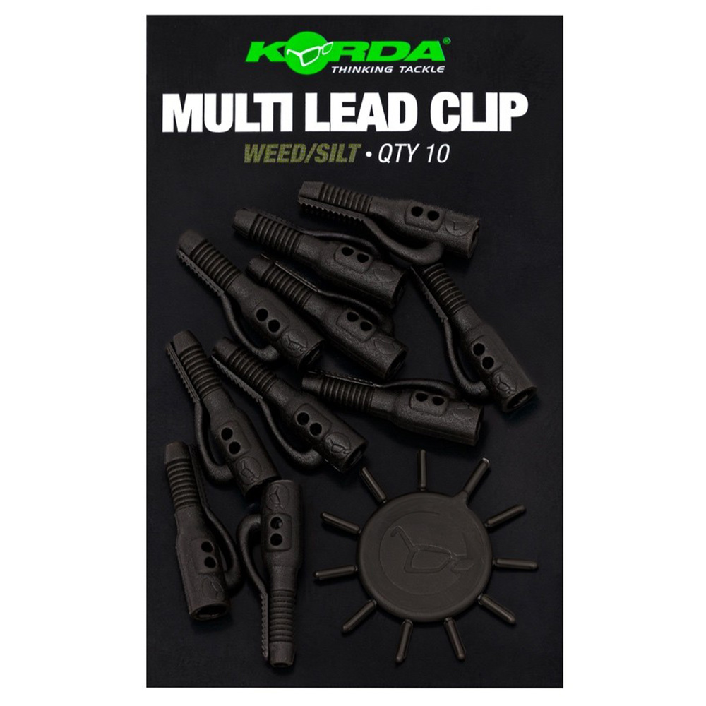 Korda Multi Lead Clips Weed/Silt