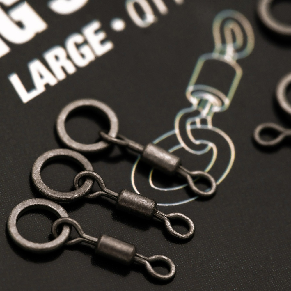 Korda Micro Rig Ring Swivels Close Up 2