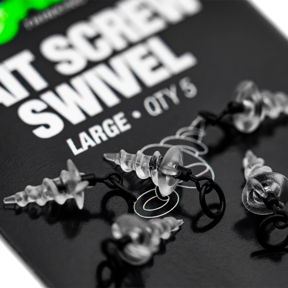 Korda Bait Screw Fishing Swivel Close Up 2