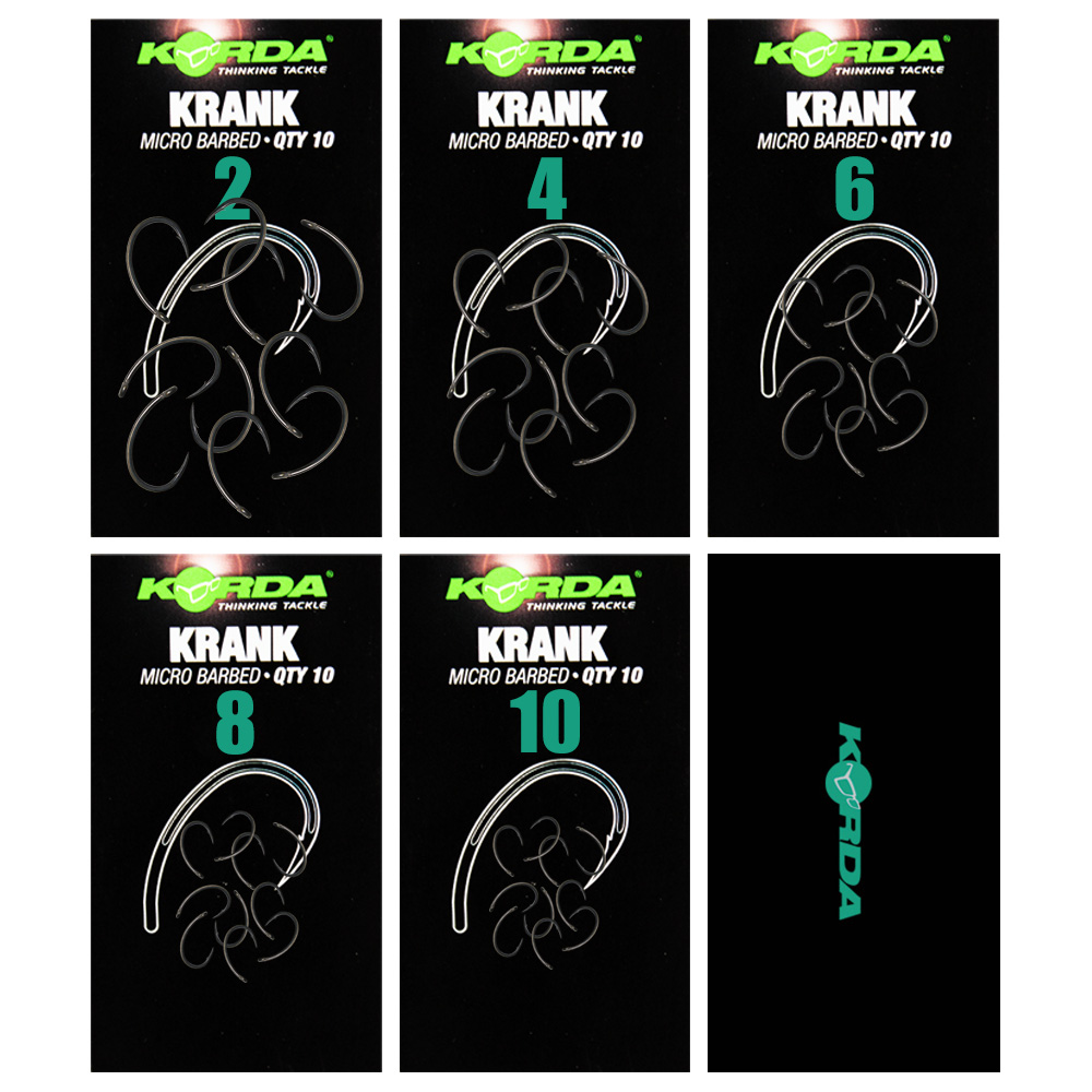 Korda Krank Fishing Hooks Sizes