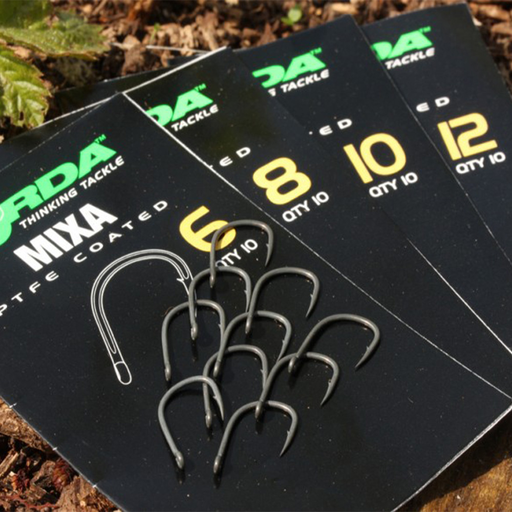 Korda Mixa Barbed Fishing Hook Sizes 1