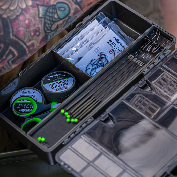 Korda Basix Tackle Box In Use 1