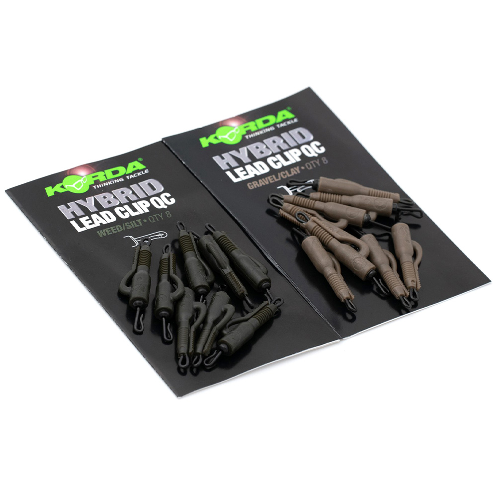 Korda QC Hybrid Fishing Lead Clip Packaging